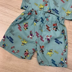 レトロミッキー 100サイズ セットアップ 水色 の画像
