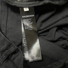 BALENCIAGA SUPER DESTROYED BAGGYパンツ　ブラックの画像