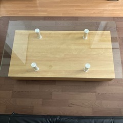 　　　【運び出してくれる方限定】ガラステーブルの画像
