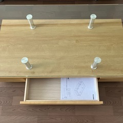 　　　【運び出してくれる方限定】ガラステーブルの画像