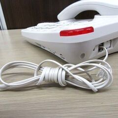 オーム電機 シンプルシニアホン TEL-2991SO ホワイト 電話機 OHM 苫小牧西店の画像
