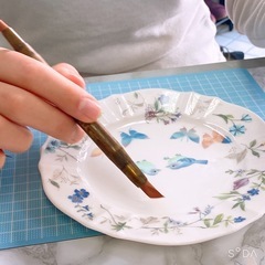 夏休みポーセラーツ体験in弁天町の画像