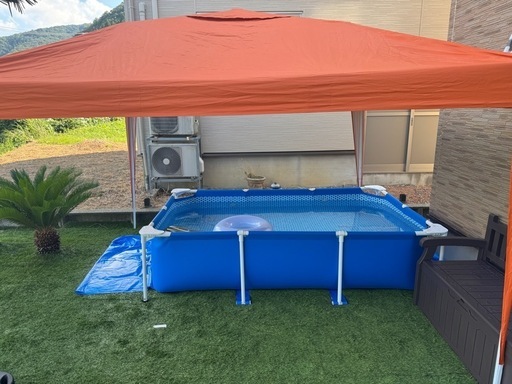 INTEX(インテックス) プール レクタングラフレームプール 260x160x65cm 28271 [日本正規品] 屋外プール