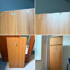 ミラー付き　収納棚　キャビネット　の画像