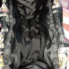 ヒスミニキルティングトートバック美品の画像