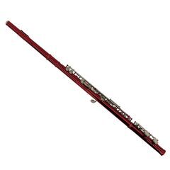 186000 現状品 MERANO メラーノ フルート レッド 本体 ケース付き [A1000025384184A]の画像