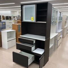 【ジャングルジャングル和歌山店】【Wa1881】レンジボード 食器棚 ニトリ アルミナ2 リユースショップ リサイクルショップ 中古家具 中古家電 中古自転車 古着 冷蔵庫 洗濯機 エアコン 電子レンジ テレビ オフィス家具 ヴィンテージ アンティーク  和歌山市 岩出市 海南市 岬町 和歌山 大阪の画像