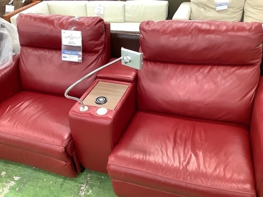 電動リクライニングソファ　ニトリ　2人掛け