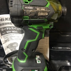 ハイコーキインパクトドライバWH18DC中古美品の画像