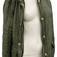 186005 Tory Burch トリーバーチ ダウンジャケット S カーキ [A1000025389264A]の画像