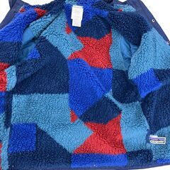 186000 patagonia パタゴニア フリース 68460  100cm ネイビー ナイロン キッズ [A1000025389516A]の画像