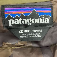 186000 patagonia パタゴニア ダウンジャケット STY84674   XS カーキ ナイロン メンズ [A1000025389509A]の画像