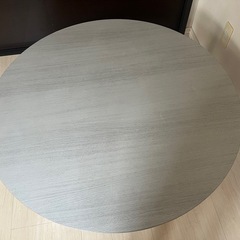 こたつ　丸テーブルの画像