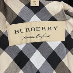 186005 現状品 BURBERRY バーバリー トレンチコート BAFORDOO72TRA  黒 38  Mサイズ ウール レディース [A1000025388731A]の画像