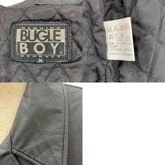 186000 BUGLE BOY ジャケット M ブラック 牛革 [A1000025388618A]の画像