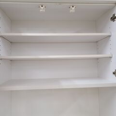 J1160【リユースのサカイ柏店】NITORI　ニトリ　キッチンボード　クリスナ80　ホワイト　クリーニング済の画像