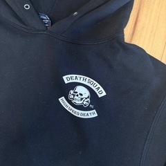 【美品】DEATH SQUAD デススクアッド スウェットパーカー フーディ Sの画像