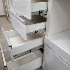 J1160【リユースのサカイ柏店】NITORI　ニトリ　キッチンボード　クリスナ80　ホワイト　クリーニング済の画像