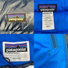 186000 現状品 patagonia パタゴニア キッズ服・トップス（100㎝～） STY68206FA14  ネイビー ダウンジャケット キッズ [A1000025388779A]の画像