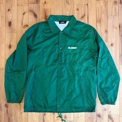 【超美品】X-LARGE ナイロンジャケット グリーン ゴリラロゴ Lサイズの画像