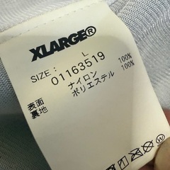 【超美品】X-LARGE ナイロンジャケット グリーン ゴリラロゴ Lサイズの画像