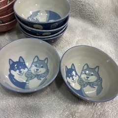 柴犬　夫婦茶碗6セットの画像