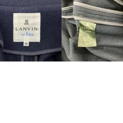 186005 現状品 LANVIN ランバン ロングコート LANVIN en Blue ネイビー サイズ36 [A1000025388502A]の画像