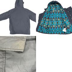 186000 現状品 patagonia パタゴニア キッズ服・トップス（100㎝～） Boys' Infurno Jacket　ボーイズ インファーノジャケット XS ネイビー キッズ　まとめ売り2点 ナイロン/ポリエステル キッズ [A1000025388380A]の画像