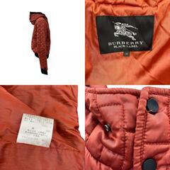 186005 現状品 BURBERRY バーバリー ダウンジャケット オレンジ サイズＭ レディース [A1000025388465A]の画像