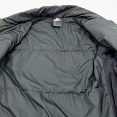 【超美品】NIKE ナイキ 中綿ジャケット M ビックロゴ カーキ MA1の画像