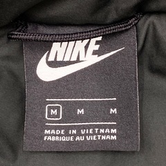 【超美品】NIKE ナイキ 中綿ジャケット M ビックロゴ カーキ MA1の画像
