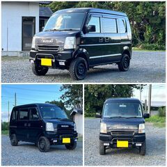 【車検満タン】H23/低走行/エブリィ/4WD/リフトアップ/ハイルーフ/バンパーガード/社外オーディオの画像