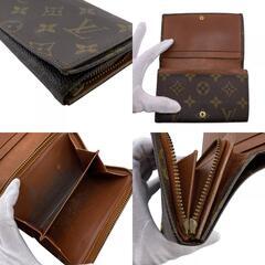 ルイヴィトン LOUIS VUITTON 二つ折り財布 モノグラム ポルトモネ ビエトレゾール 二つ折り財布 M61730 ブラウンの画像