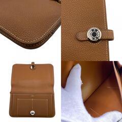 エルメス HERMES 長財布 ドゴンGM ロングウォレット 金具 C:2018年 ベージュの画像