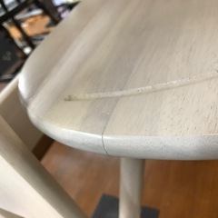 ニトリ ダイニングテーブルセット ベンチの画像