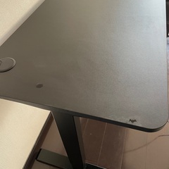 電動昇降デスク – ブラック – 美品の画像