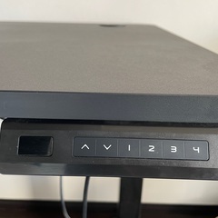 電動昇降デスク – ブラック – 美品の画像