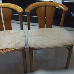 椅子2脚ですの画像