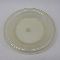 stp-3313未使用品　アダム&イヴ　プレート　5点セット　イエロー系　日本製　小皿　取り皿　シンプル　ガラス　洋食器　たち吉　橘吉　の画像