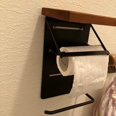 【楽天1位】トイレットペーパーホルダー 2連 縦 省スペース ダブル ツイン の画像