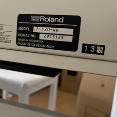 ローランド　電子ピアノ　F−120の画像