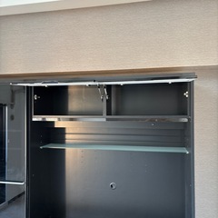 大型テレビ台　リビングの画像