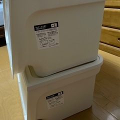 衣装ケース　フラップボックス 2個の画像