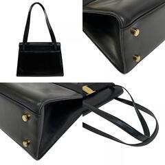 サルヴァトーレフェラガモ Salvatore Ferragamo ショルダーバッグ ヴァラリボン トートバッグ ワンショルダーバッグ フラップ ブラックの画像
