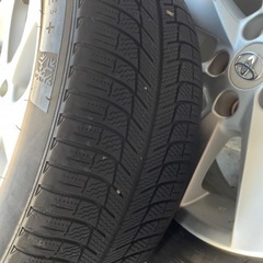 215/60R17スタッドレストヨタ純正アルミ4本セットの画像