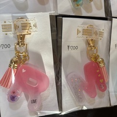 レジンキーホルダーの画像