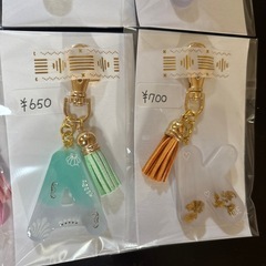 レジンキーホルダーの画像