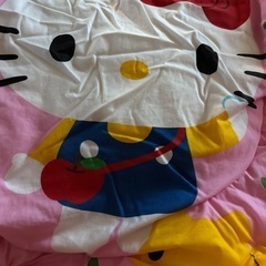キティこども用掛け布団の画像