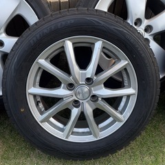 フィット使用175/65R15スタッドレスアルミ4本セット2018年製8部山以上　の画像