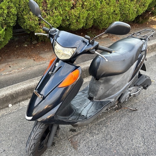 アドレスv125 k5 自賠責　令和8年3月まで　付属部品あり　通勤　通学